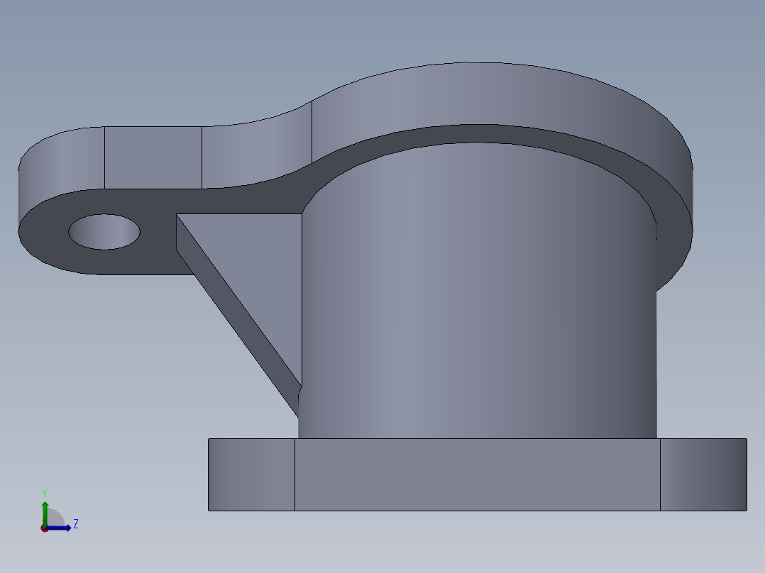 机械零件图15左视图