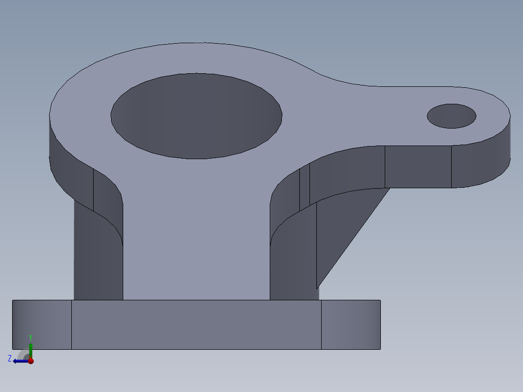 机械零件图15右视图