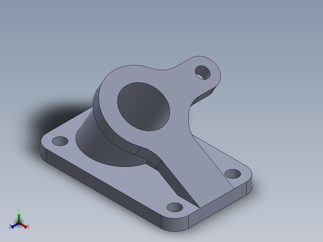 机械零件图15正等轴测图