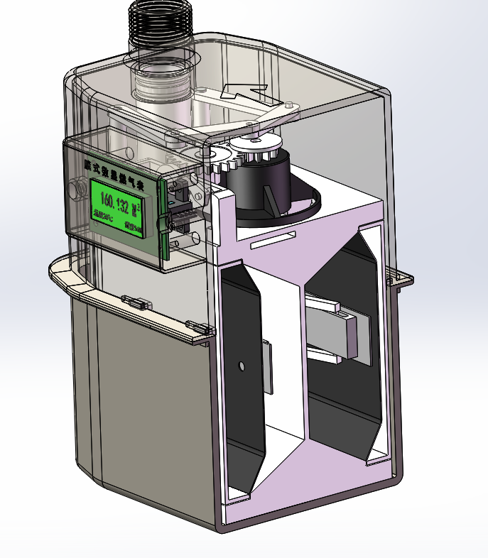 数显燃气流量表