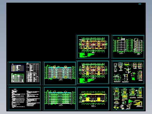 小区住宅建筑图纸