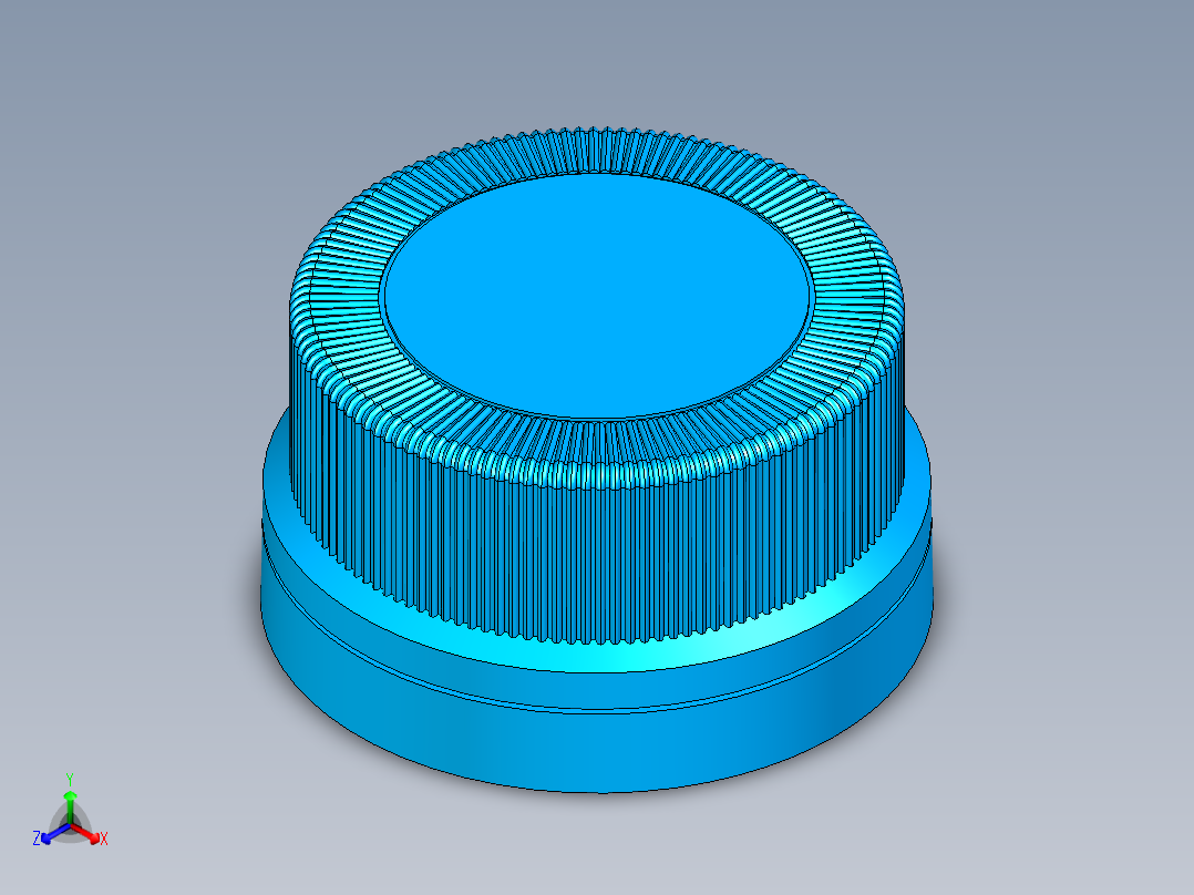 瓶盖、盖子(46)正等轴测图