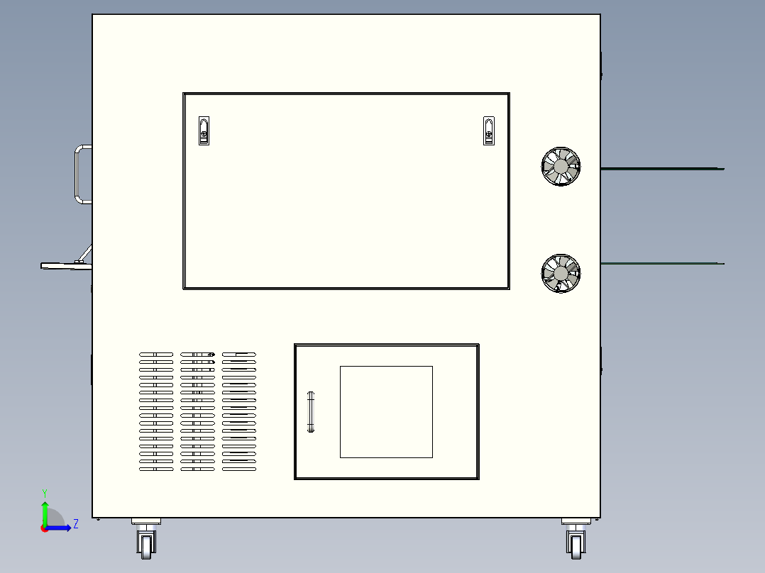 tray料盘上下料移栽检测step左视图