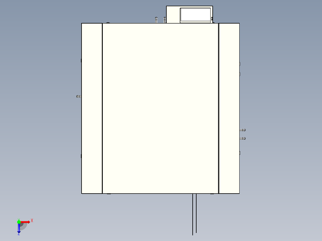 tray料盘上下料移栽检测step俯视图