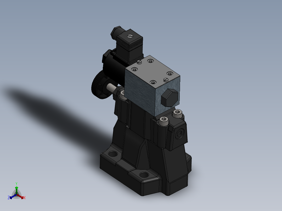 YUKEN EUROPE LTD-S-BSG-06-2B-D24-N60液压元件正等轴测图