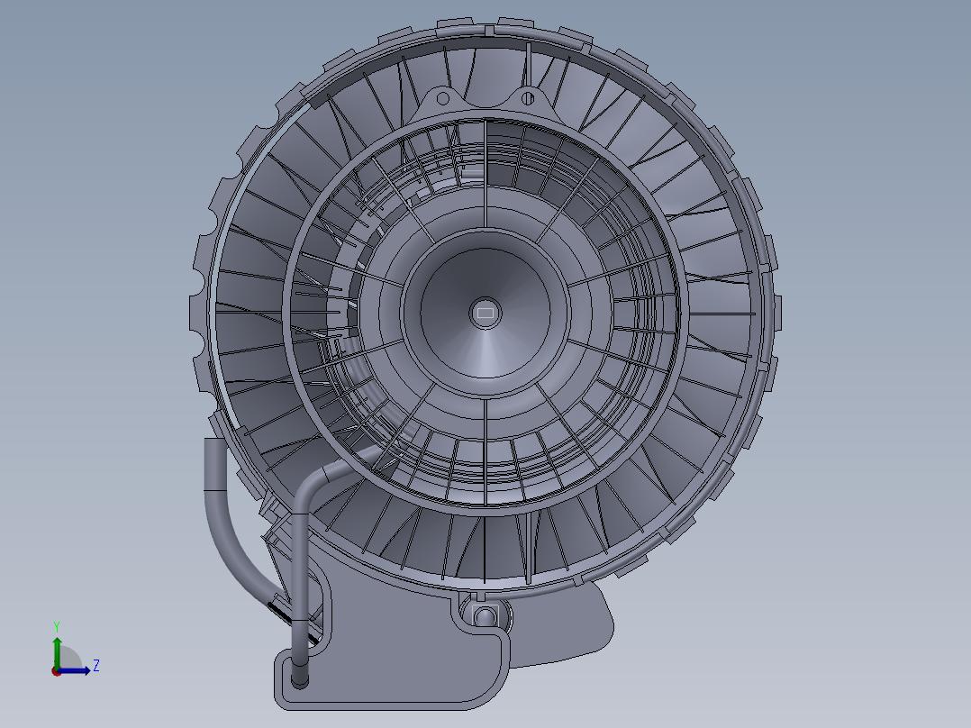 航空发动机(54)左视图