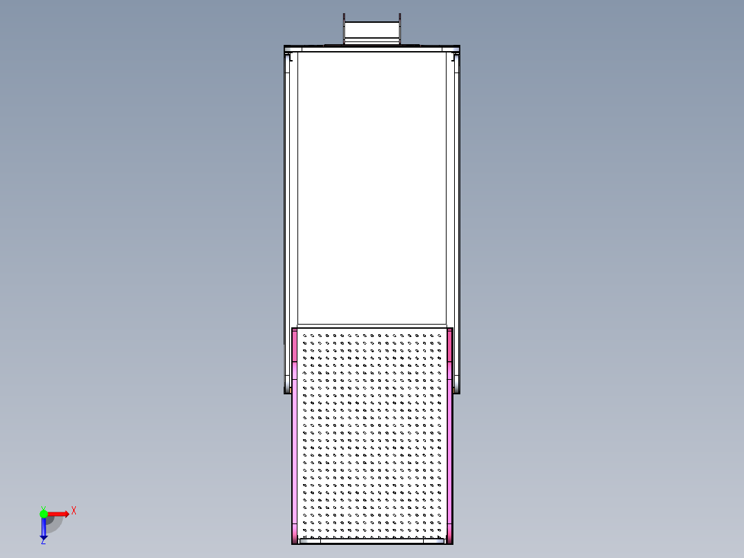 12米升降机俯视图