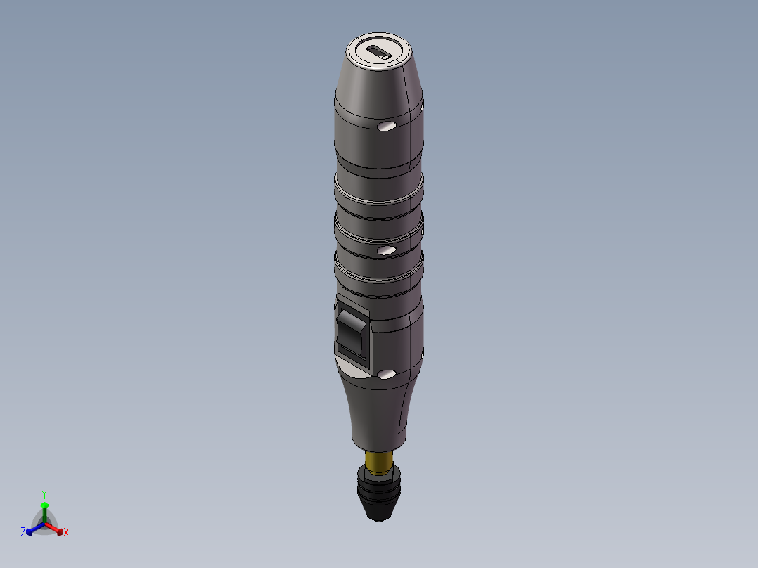 手钻正等轴测图