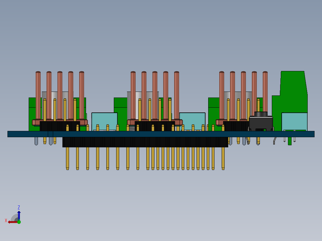 电路板、主板(147)左视图