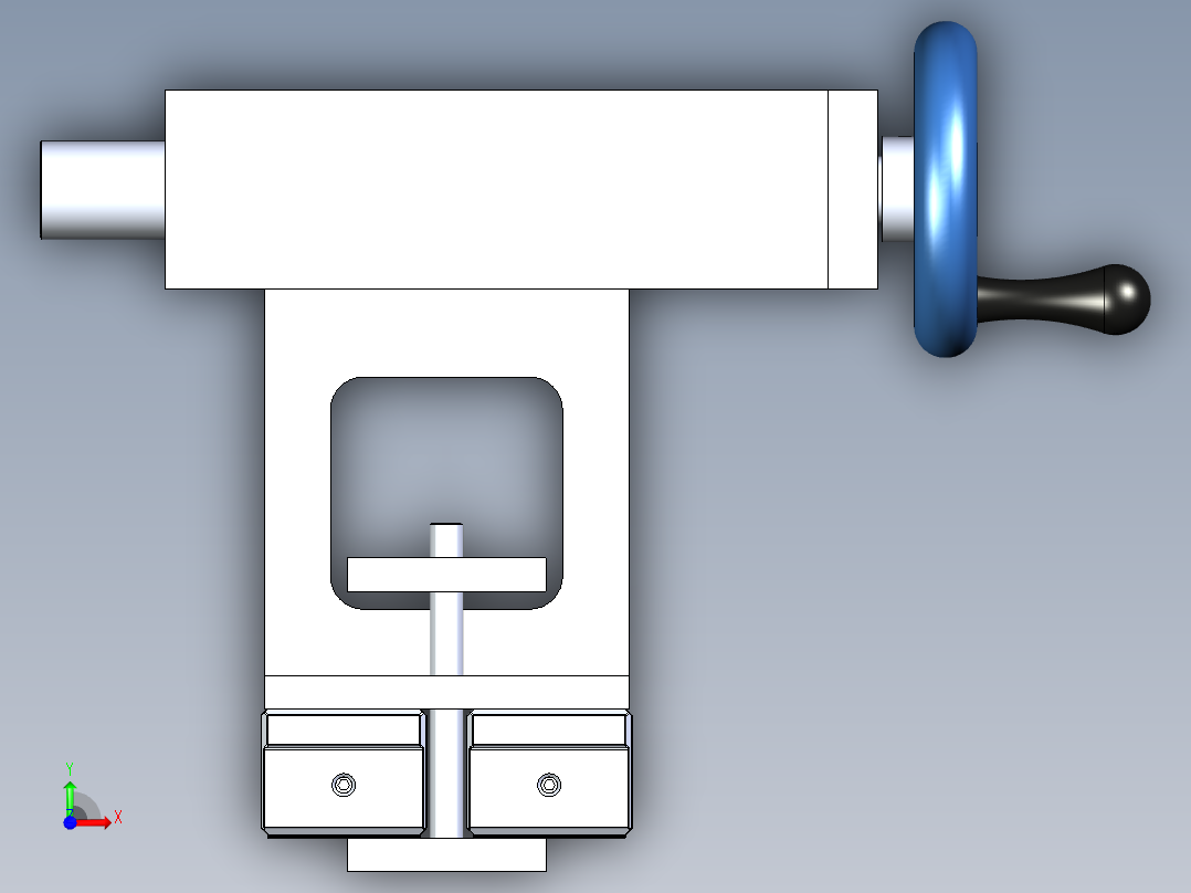 B2005154-车床尾座前视图