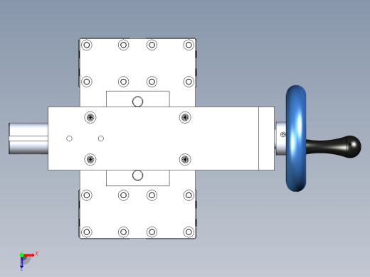 B2005154-车床尾座俯视缩略图