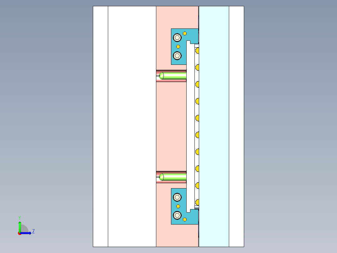 童车旋转关节（一出16）左视图