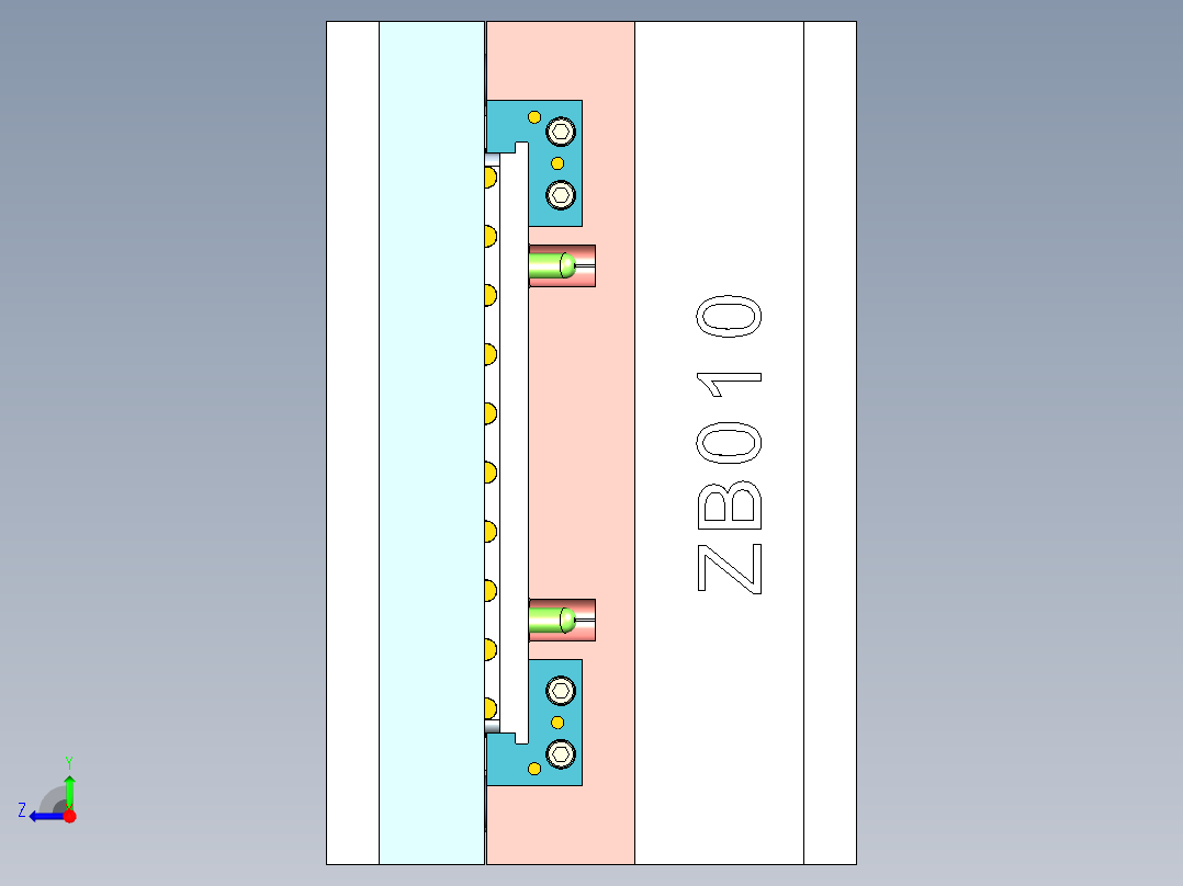 童车旋转关节（一出16）右视图