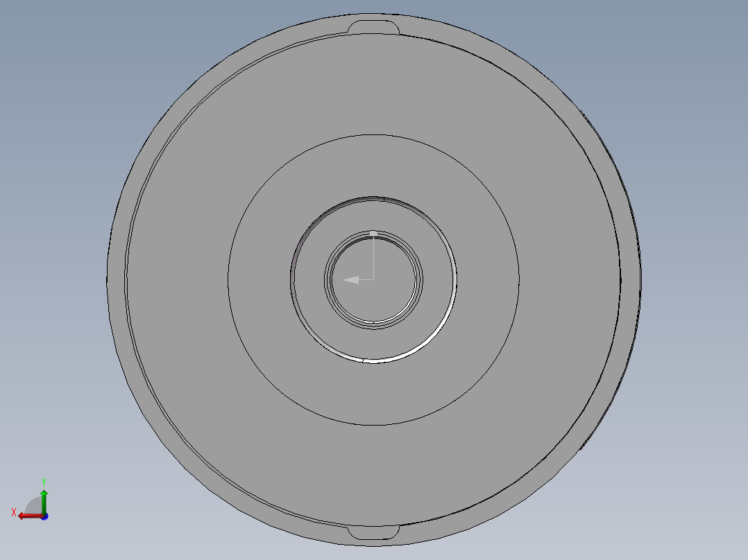 真空规管KF16后视图