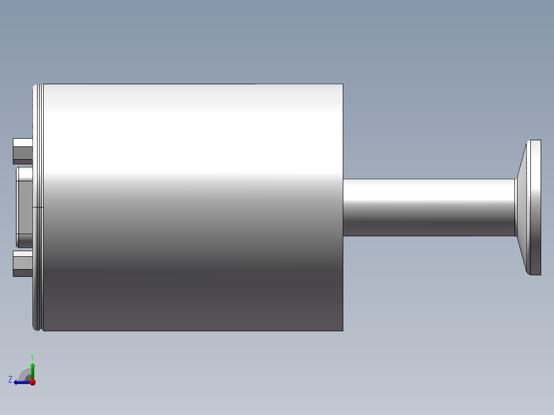 真空规管KF16右视图