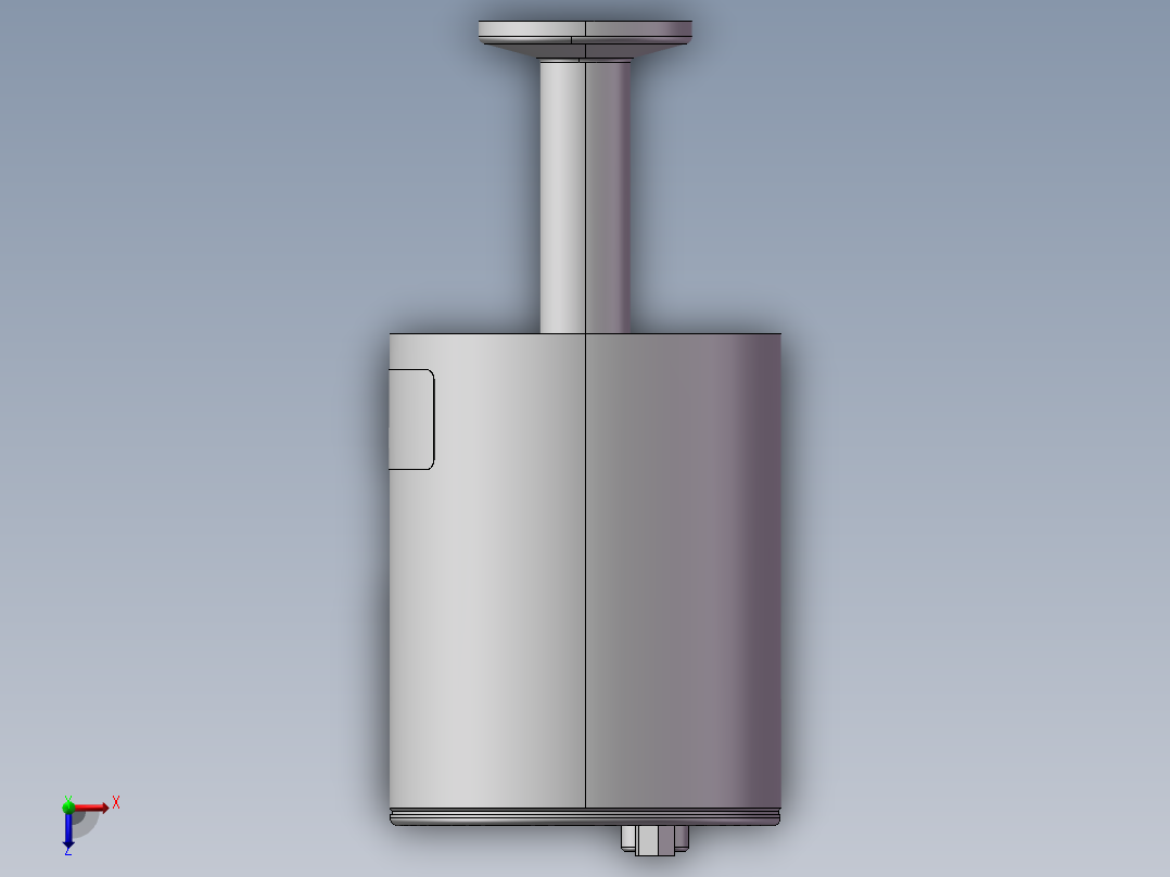 真空规管KF16俯视图