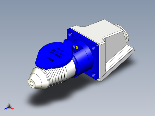 3芯16A航空插头工业连接器
