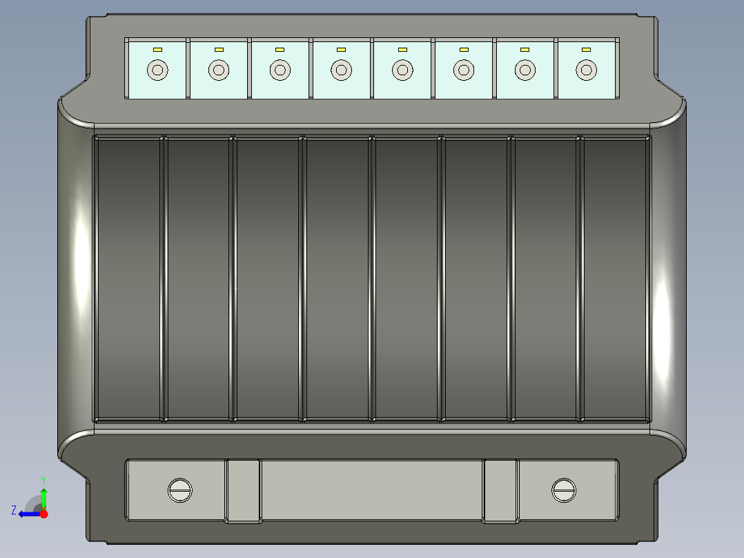 数据交换机右视图