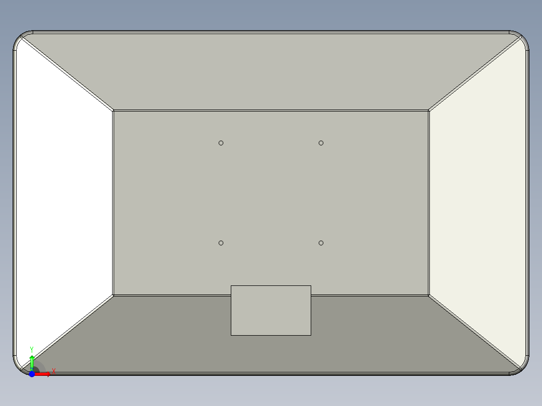 22寸电脑显示器前视图