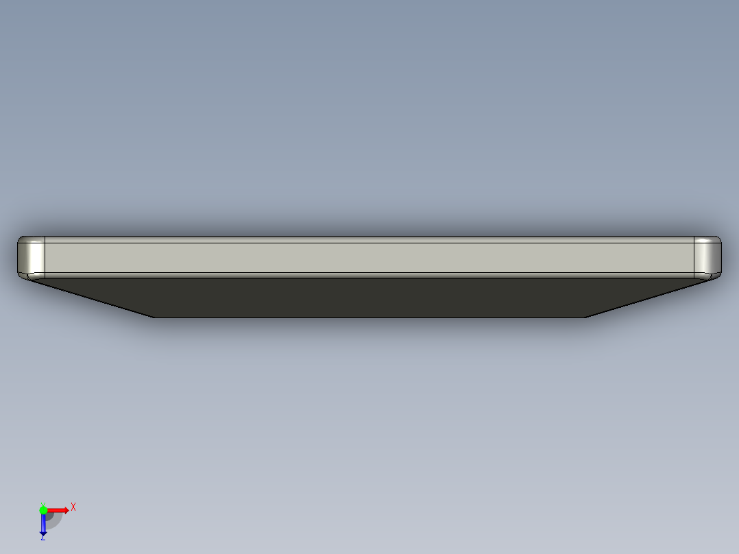 22寸电脑显示器俯视图