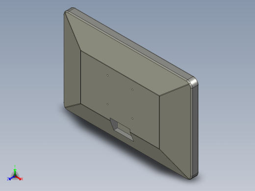 22寸电脑显示器正等轴测缩略图