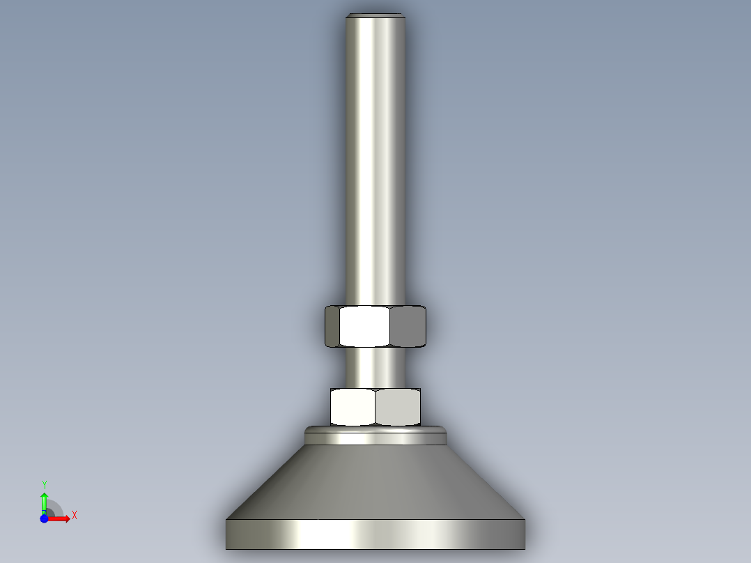 底脚WAD21-D80-M16-L100前视图