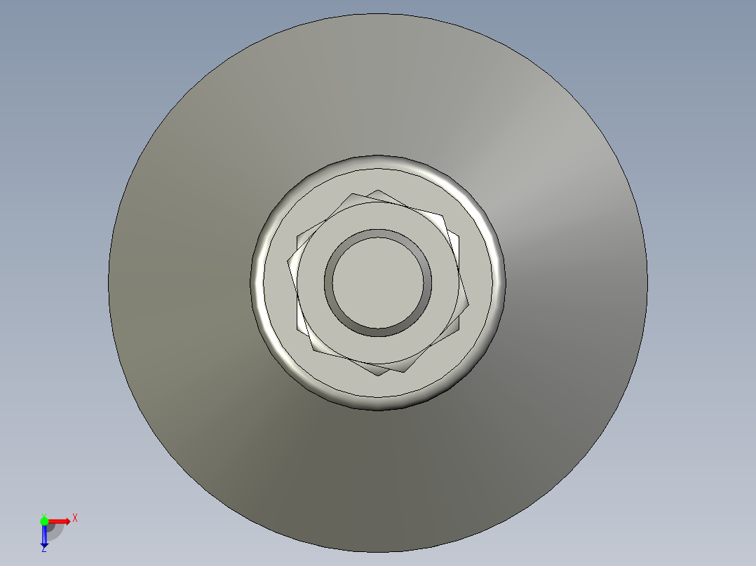 底脚WAD21-D80-M16-L100俯视图