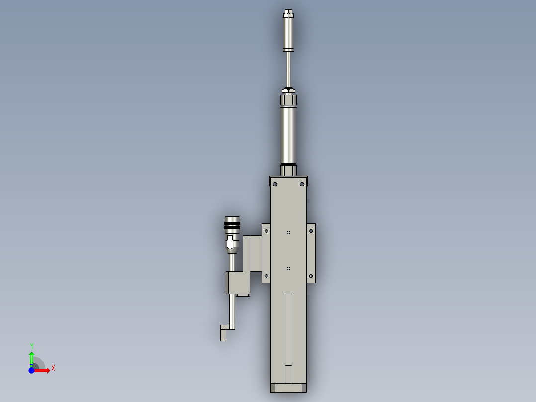 020200端面探伤部件前视图