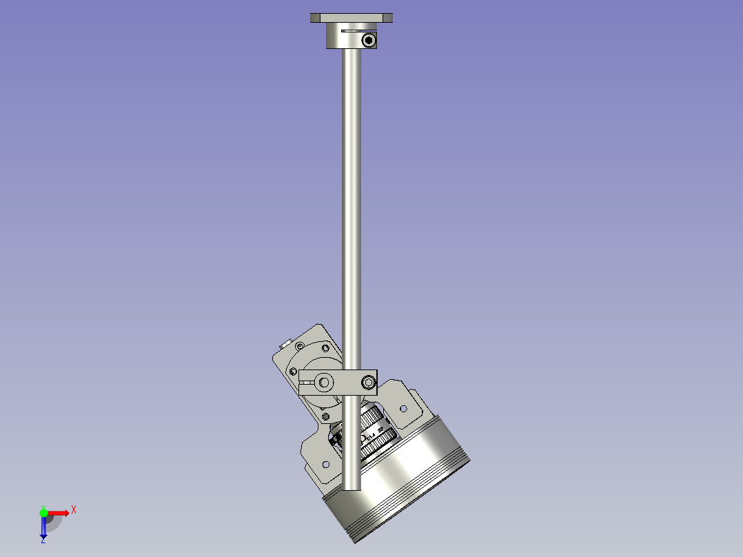 点胶检测相机组件俯视图