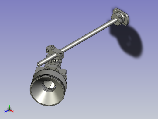 点胶检测相机组件正等轴测缩略图