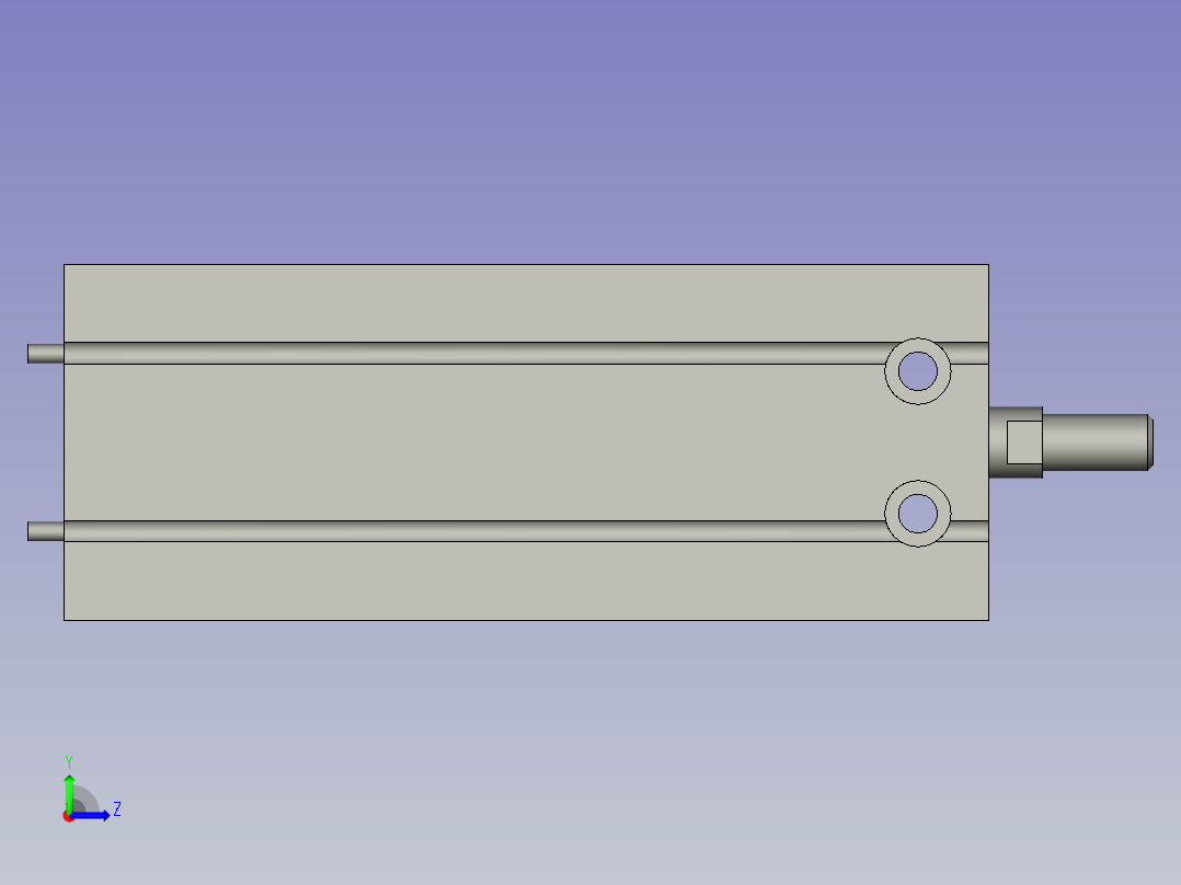 气缸自动化装配生产设备设计-A_CDU25-80D-A93L(0)左视图