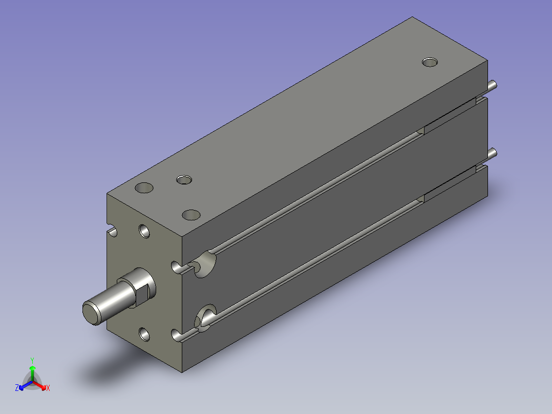 气缸自动化装配生产设备设计-A_CDU25-80D-A93L(0)正等轴测图