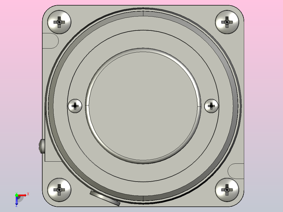 交流减速机4IK25RGN-C(4GN3K-200K)俯视图
