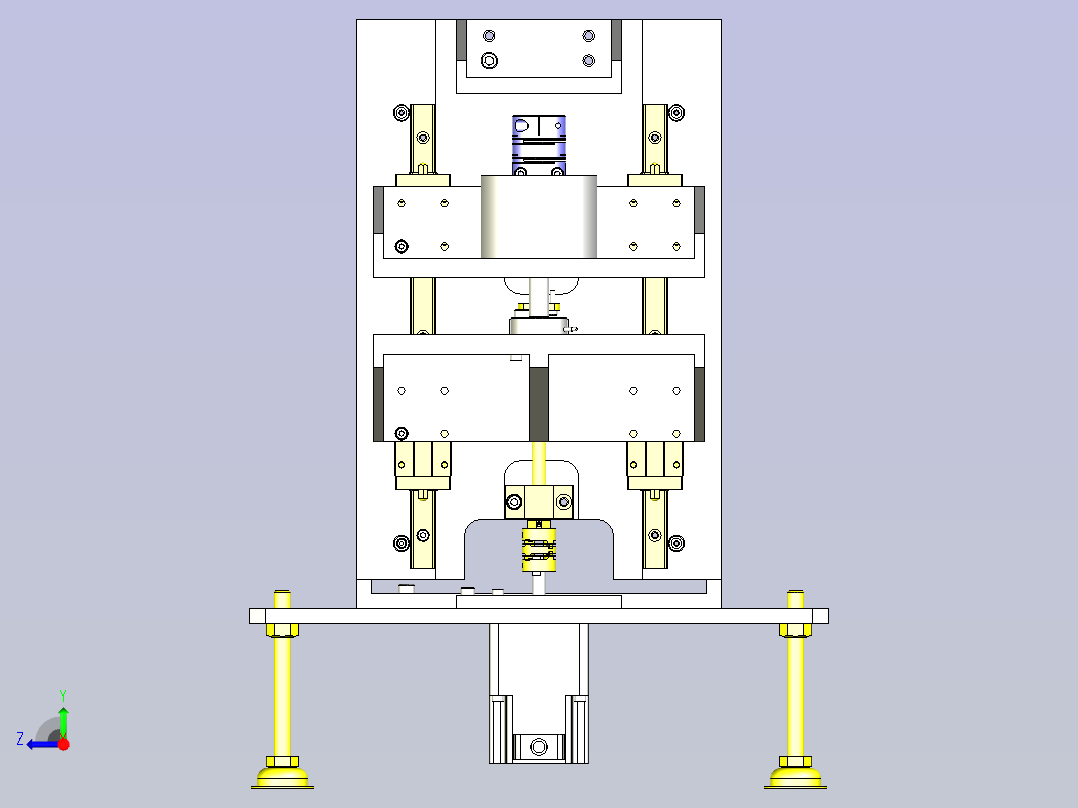 一种荷重和变位测定右视图