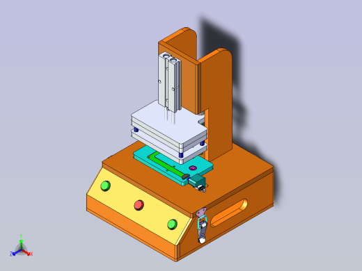 一款检验治具3D模型