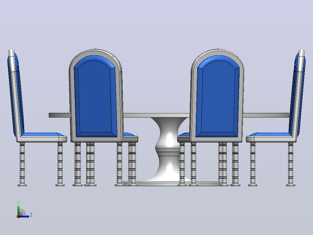 5号餐具左视图