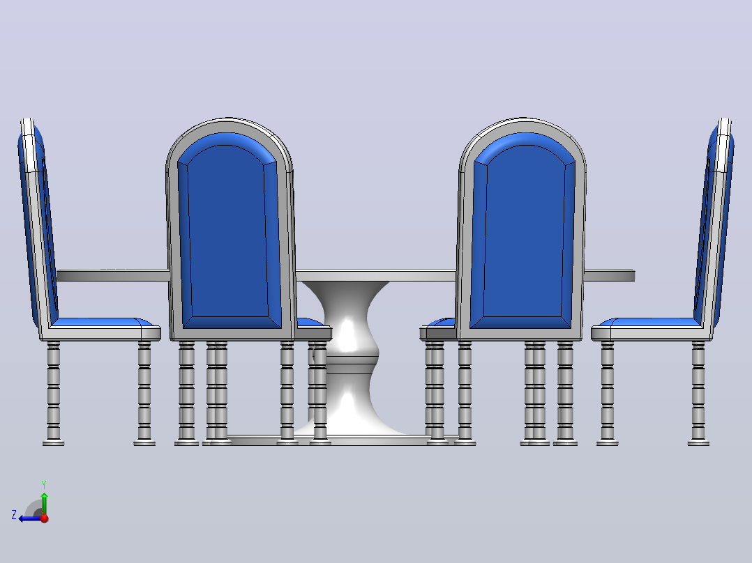 5号餐具右视图