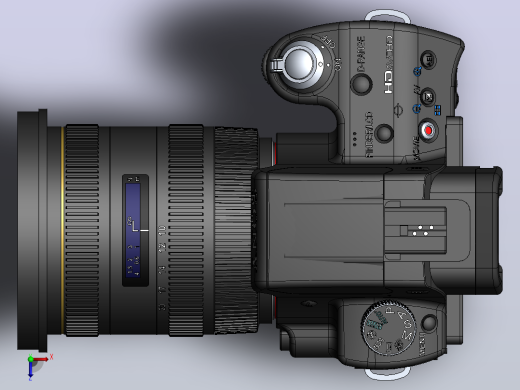 数码相机SONY-SLT-Alpha55_SIGMA_V7俯视缩略图