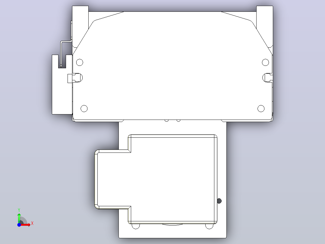 MTH14标准螺杆滑台[MTH14-L#-500-BM-P20-C3]前视图