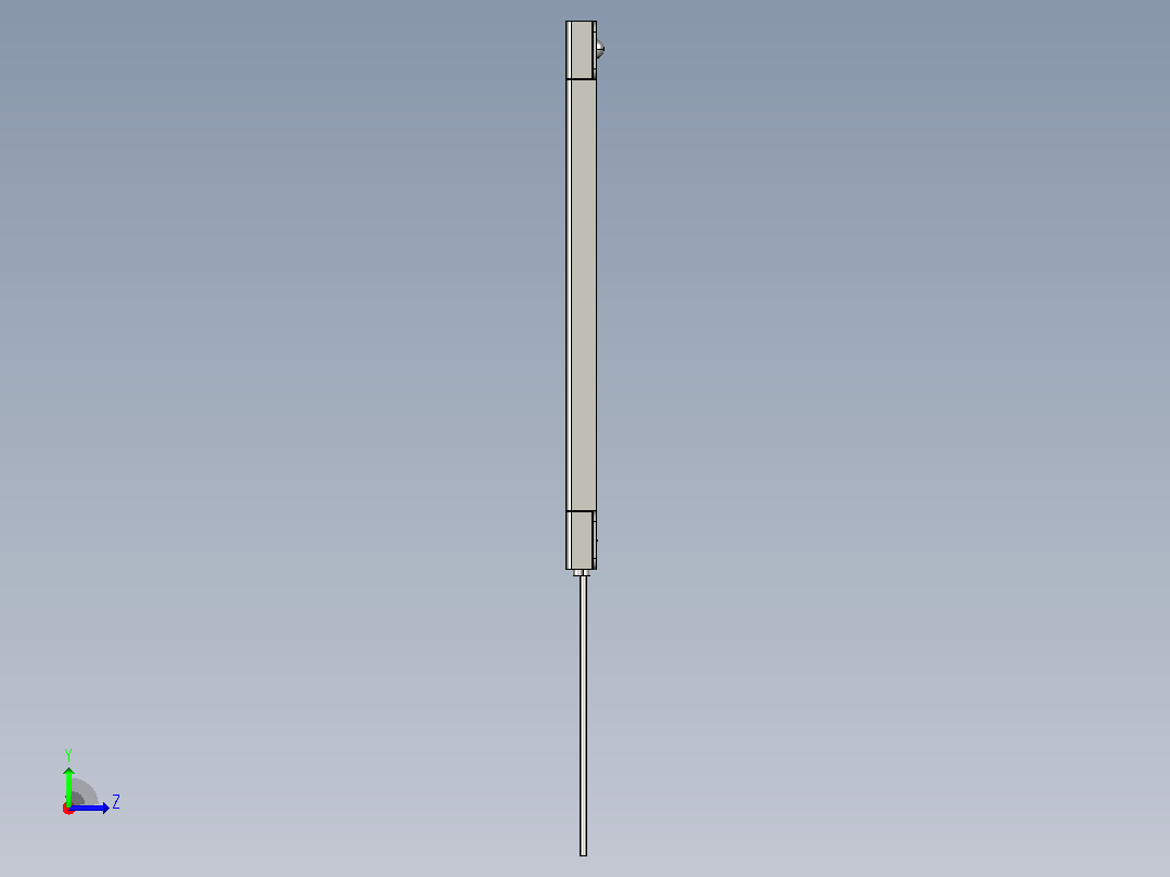 SM-GK1-09机柜照明灯具 机柜灯具 LED照明灯 仿威图柜专用照明灯左视图