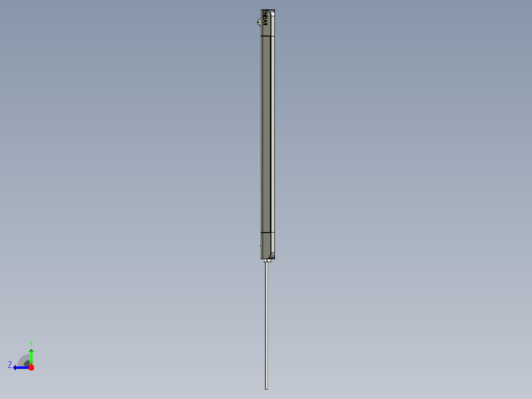 SM-GK1-09机柜照明灯具 机柜灯具 LED照明灯 仿威图柜专用照明灯右视图