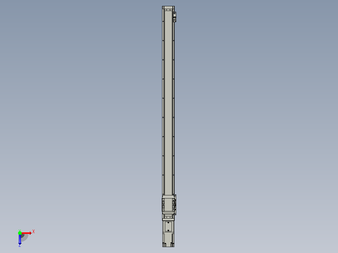 滚珠丝杠直线轴内置导轨TPA-GCR-65-1610C-L950-M-M40-N3俯视图
