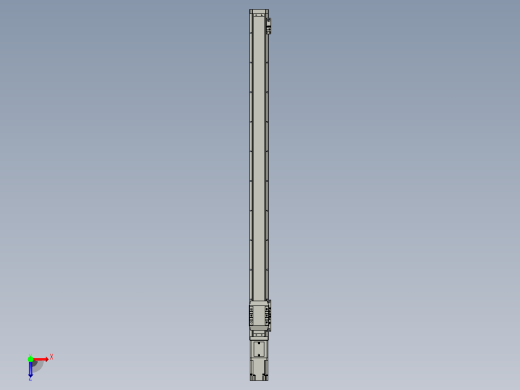 滚珠丝杠直线轴内置导轨TPA-GCR-65-1610C-L950-M-M40-N3俯视缩略图