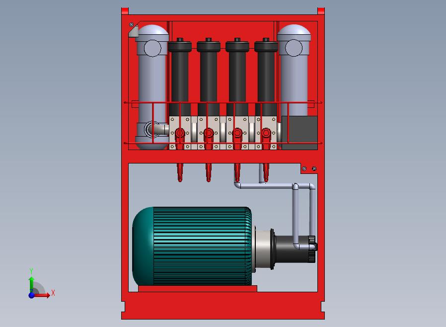 A37-液压动力单元前视图