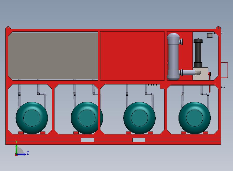 A37-液压动力单元左视图