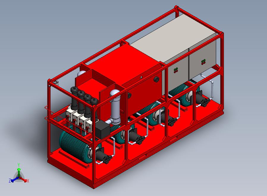 A37-液压动力单元正等轴测图