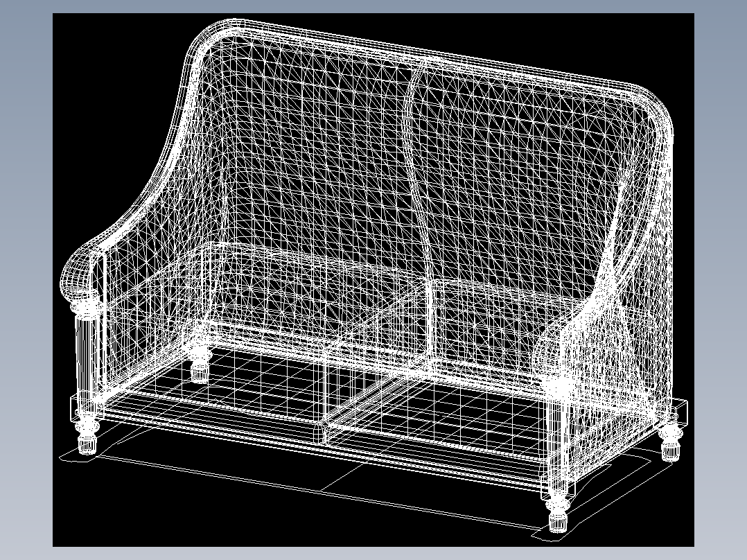 室内家具和灯具等的模型十二-K-S38-2