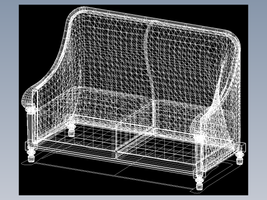 室内家具和灯具等的模型十二-K-S38-2
