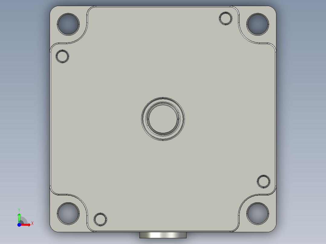 研控步进电机和驱动器3D模型汇总前视图