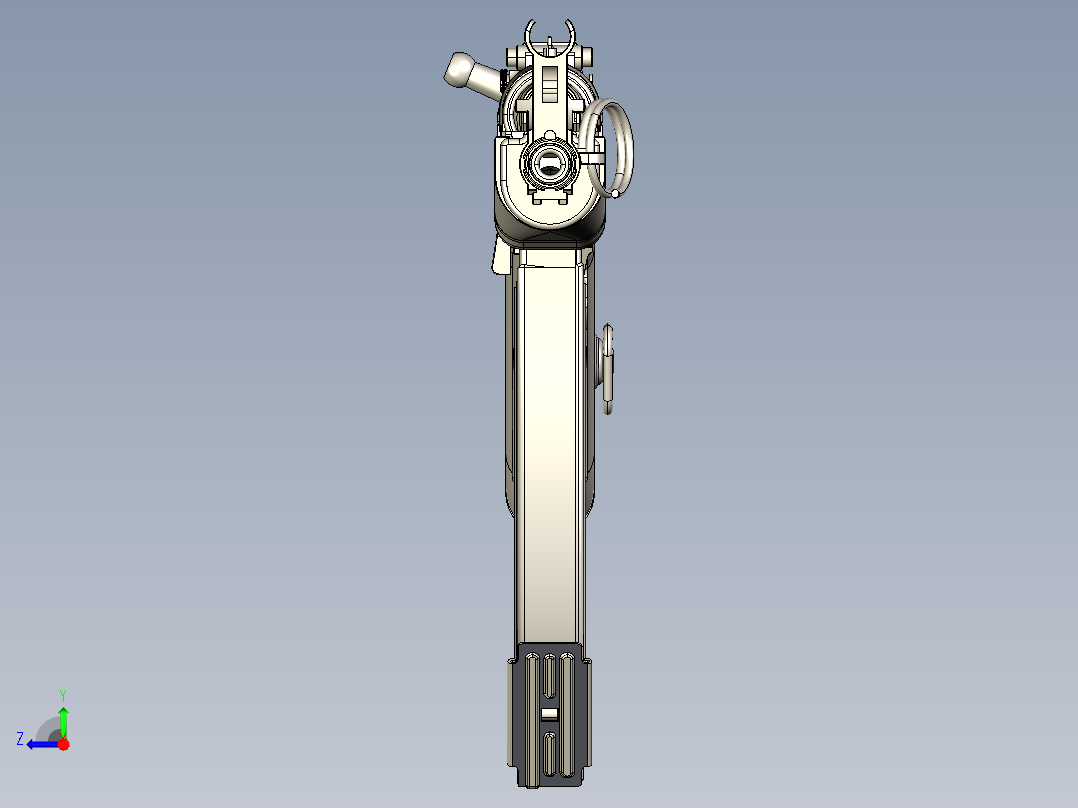 ak47突击步枪模型右视图